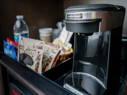 Complimentary Water and Snacks